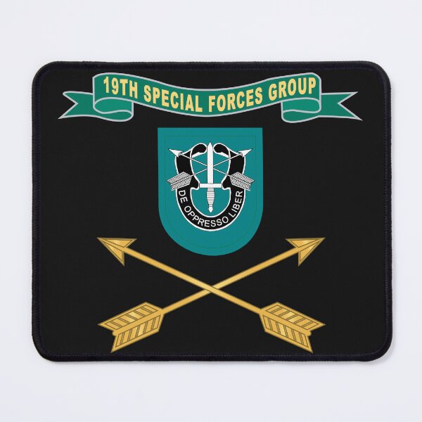 Item preview, Army - 19th Special Forces Group - Flash w Br - Ribbon designed and sold by Military Insignia Products.