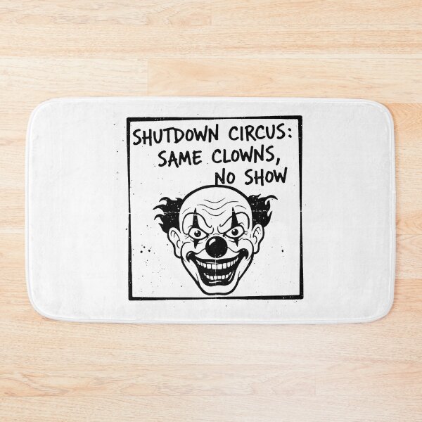 Item preview, Laughing Clown Face Satire on Government Shutdown designed and sold by SplashTastic.