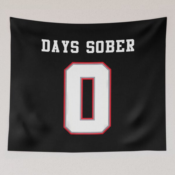 Item preview, 0 DAYS SOBER Jersey Funny Drinking 	 for Alcohol Lover 	1	 designed and sold by ysgcfaqv77.