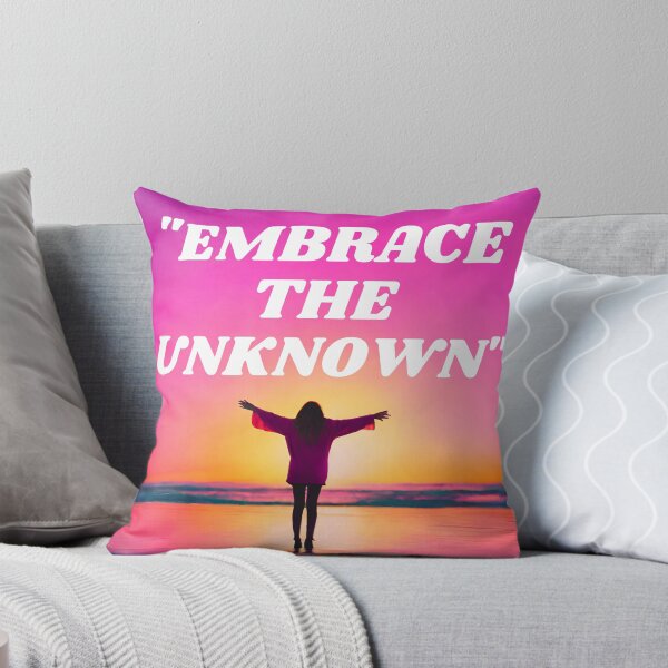 Item preview, Embrace The Unknown Adventure Quote Art designed and sold by Happyfreedom.