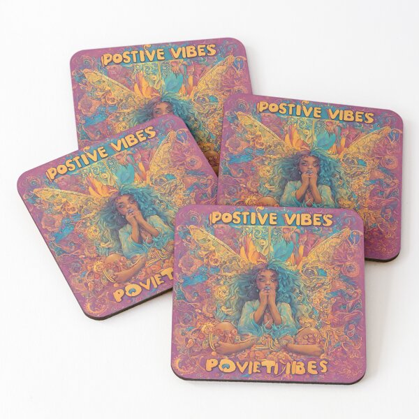 Item preview,  Positive Vibes Psychedelic Woman Art designed and sold by Happyfreedom.