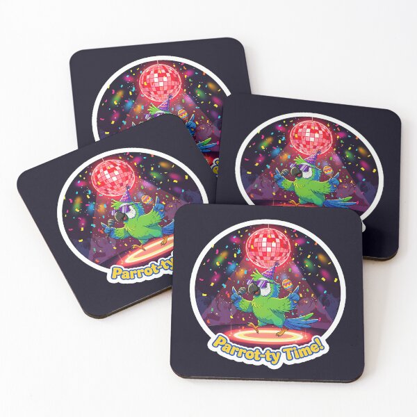 Item preview, Bird Memes - Parrot-ty Time (I) designed and sold by nature. electrified..