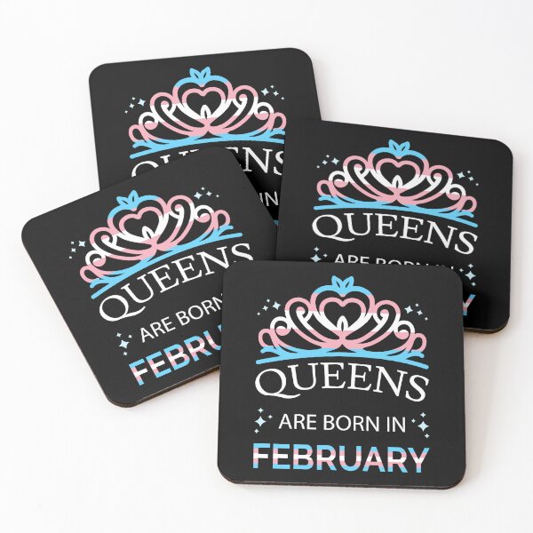 Item preview, Trans Queens Are Born In February I - Pride Flag Colors designed and sold by Lemon Pepper.