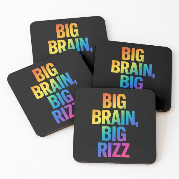 Item preview, Big Brain Big Rizz Motivational Slang designed and sold by Raluk.