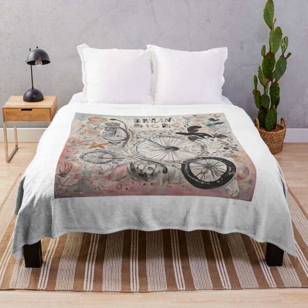 Item preview, Dream Big Fantasy Bicycle Illustration designed and sold by Happyfreedom.