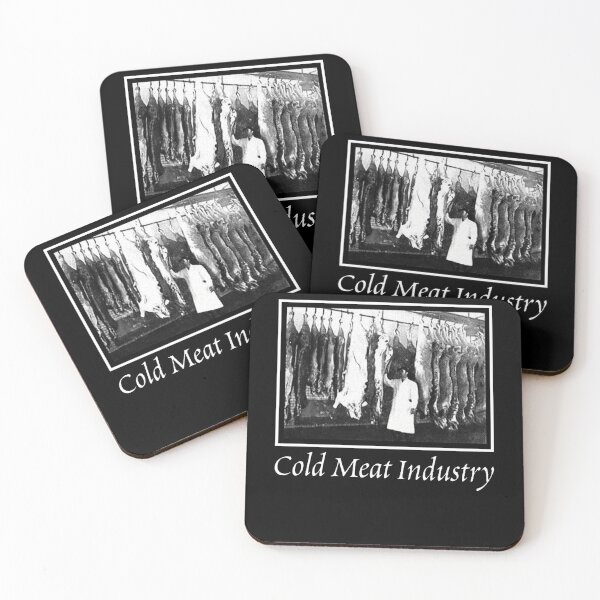 Item preview, Dark Industrial Artwork With Cold Atmospheric Imagery Featuring Co.ld Me.at In.du.stry designed and sold by MarcelPadb.