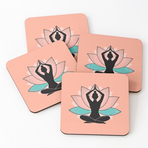 Item preview, Yoga Lotus Mandala Pose designed and sold by VibrArtco.