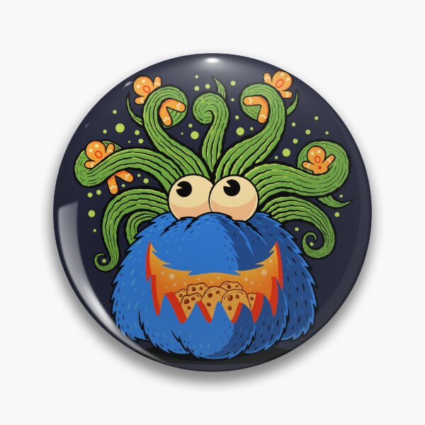 Item preview, Blue Pumpkin Monster — Cute Halloween Candy Creature designed and sold by erion5k.
