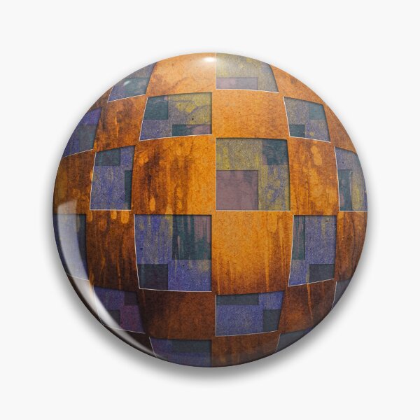 Item preview, An Emerging Checkered Sphere. designed and sold by The Frog Pond Arts.