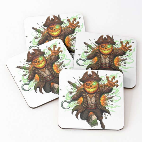 Item preview, Pumpkin Pirate Halloween Monster   designed and sold by EpicMediaShop.