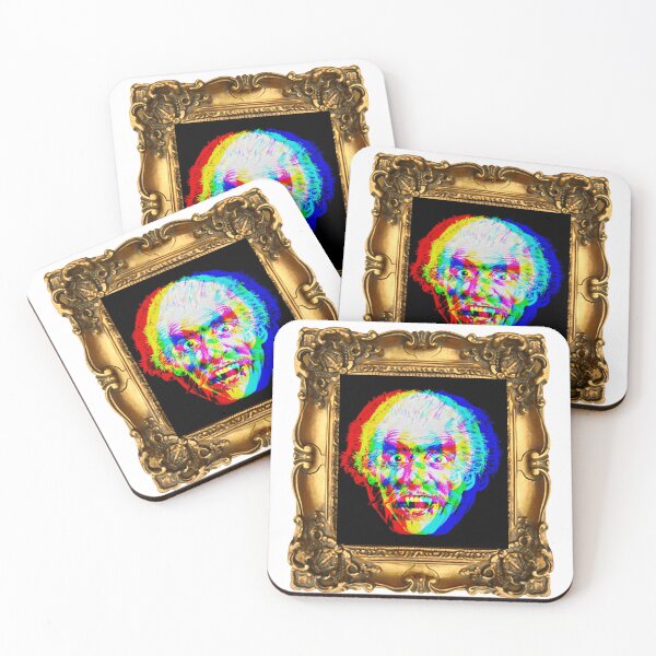 Item preview, Vintage Vampire Glitch Art  designed and sold by Post Haste Art.