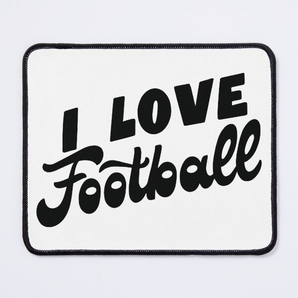 Item preview, I Love Football designed and sold by the-craft-shop.