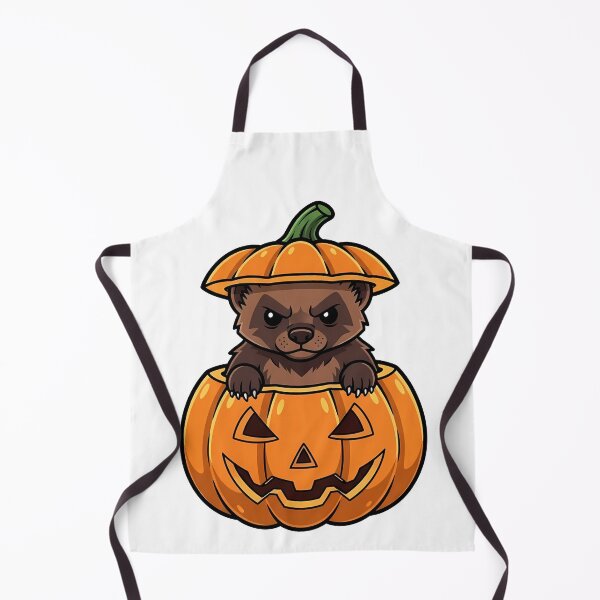 Item preview, Fierce Wolverine Pumpkin Halloween Critter Spirit designed and sold by k3rstman1.