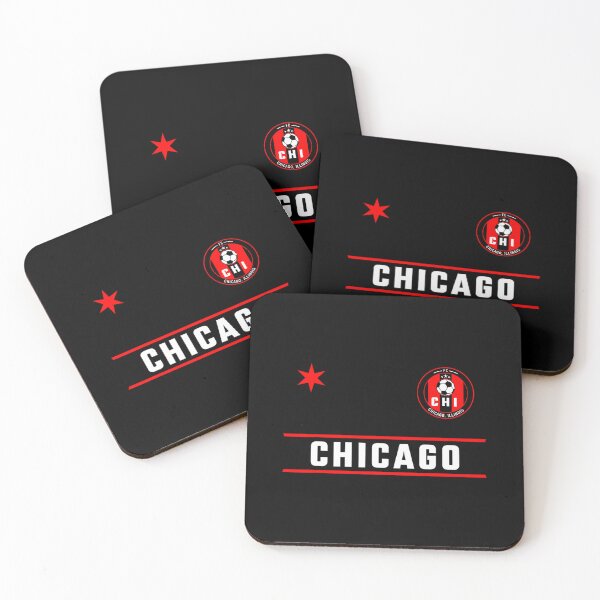 Item preview, Chicago Soccer Jersey - Mini Badge - Fire Red Deep Blue 		 designed and sold by fixtbozbku34.
