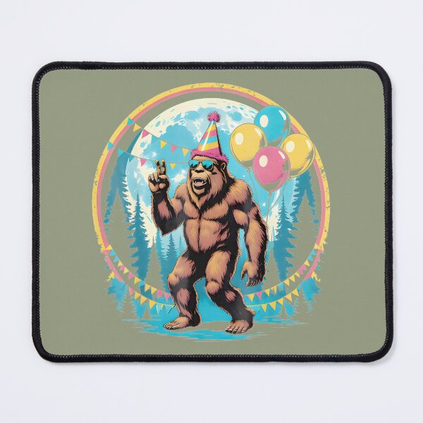 Item preview, Festive Bigfoot Birthday Bash By Merch, Limited Edition, Perfect Gift For You And Friends designed and sold by JosephHunter7.
