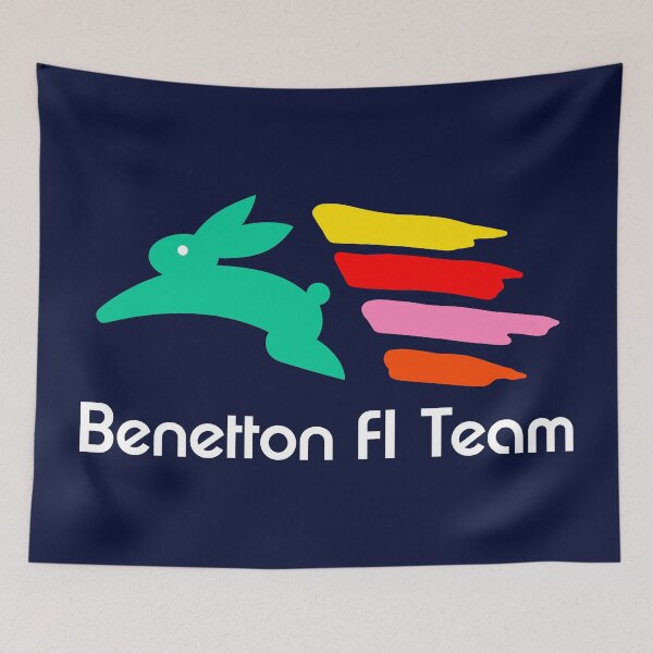 Item preview, Benetton B186 F1 Season 86 First Shield Art designed and sold by San Studios Co..