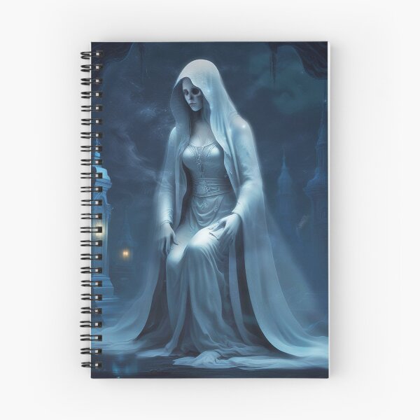 Item preview, Fantasma en el cementerio designed and sold by JenchiDesigns.