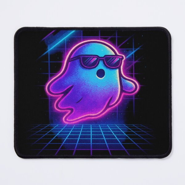 Item preview, Retro Halloween Ghost Party – Synthwave Disco Ghost designed and sold by PiotrB2.