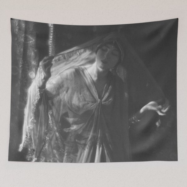 Item preview, Ruth St. Denis, American pioneer of modern dance portrait black and white vintage photograph designed and sold by Jéanpaul  Ferro.