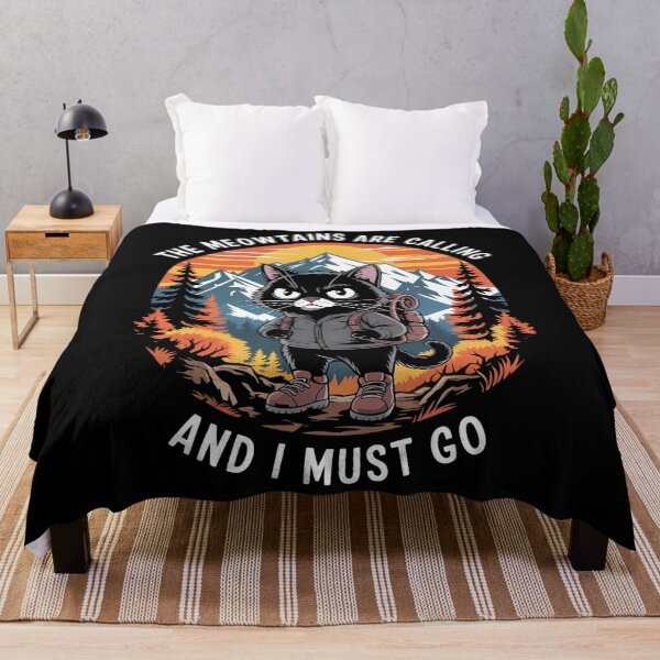 Item preview, Funny Cat Hiking Outdoor designed and sold by WalshDrawnLaugh.