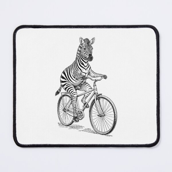 Item preview, Cycling Bicycle Zebra Vintage Cyclist Funny Biker Animal designed and sold by GrandeDuc.