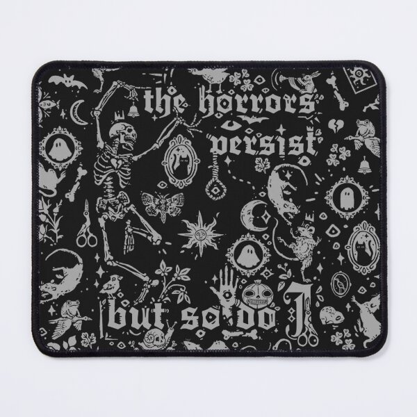 Item preview, The horrors persist, but so do I | Danse Macabre Vintage Skeleton designed and sold by keyvei.