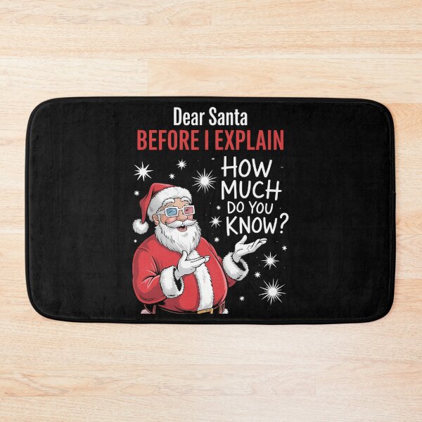 Item preview, Funny Christmas Humor Santa designed and sold by WalshDrawnLaugh.
