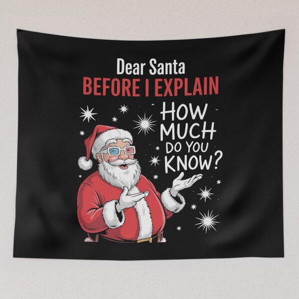 Item preview, Funny Christmas Humor Santa designed and sold by WalshDrawnLaugh.