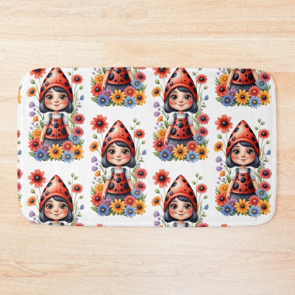 Item preview, Ladybug cartoon character smiling designed and sold by Raluk.
