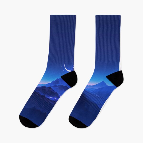Item preview, Moonlit Crescent Over Majestic Peaks designed and sold by Christian Weiss.