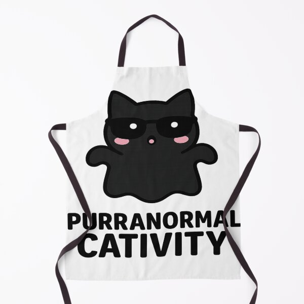 Item preview, Purranormal Cativity – Funny Halloween Cat Pun designed and sold by PiotrB2.