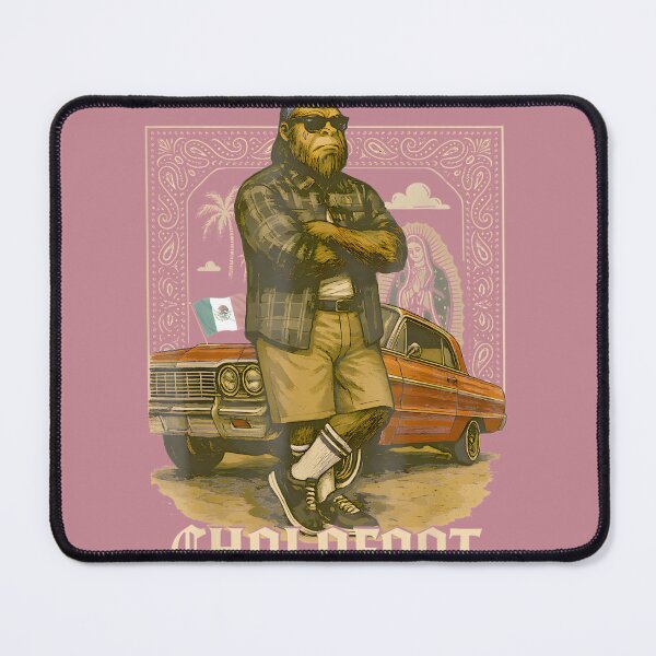 Artikelvorschau, Cholo Bigfoot Lowrider Art von Merch, limitierte Auflage, perfektes Geschenk für Sie und Freunde entworfen und verkauft von HALEYBEVERLY.