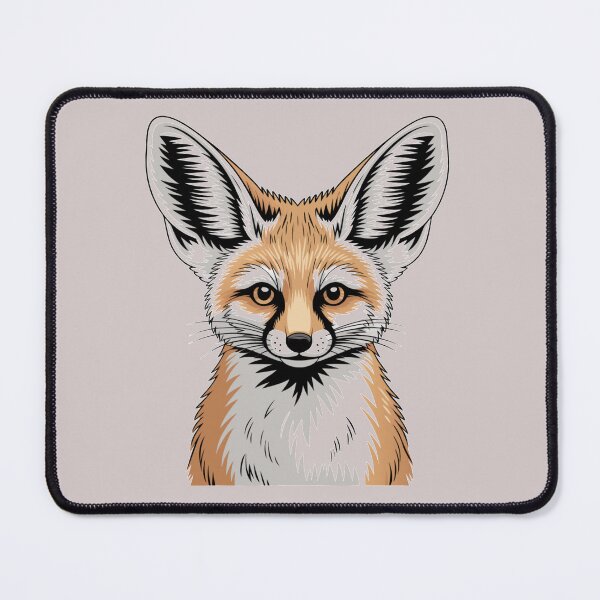 Item preview, Fox Illustration – Detailed Wild Animal Artwork with Large Ears designed and sold by Royalsticker.
