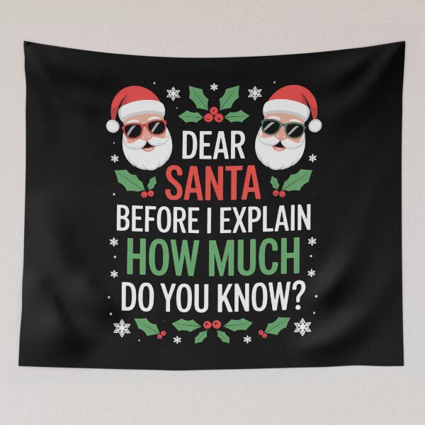 Item preview, Funny Christmas Santa Joke designed and sold by WalshDrawnLaugh.