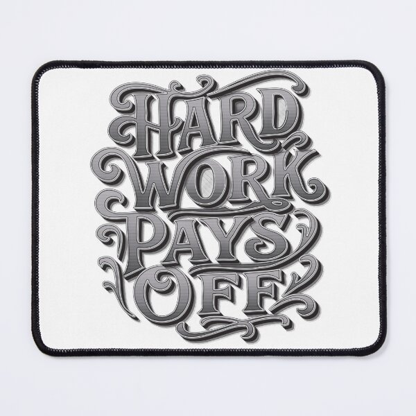 Item preview, Hard Work Pays Off Vintage Typography designed and sold by Tong4130.