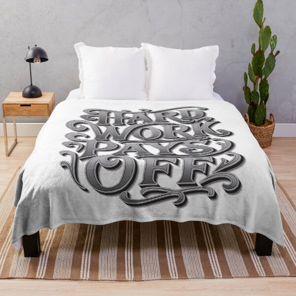 Item preview, Hard Work Pays Off Vintage Typography designed and sold by Tong4130.