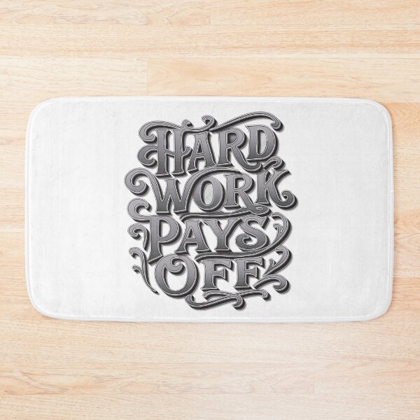 Item preview, Hard Work Pays Off Vintage Typography designed and sold by Tong4130.
