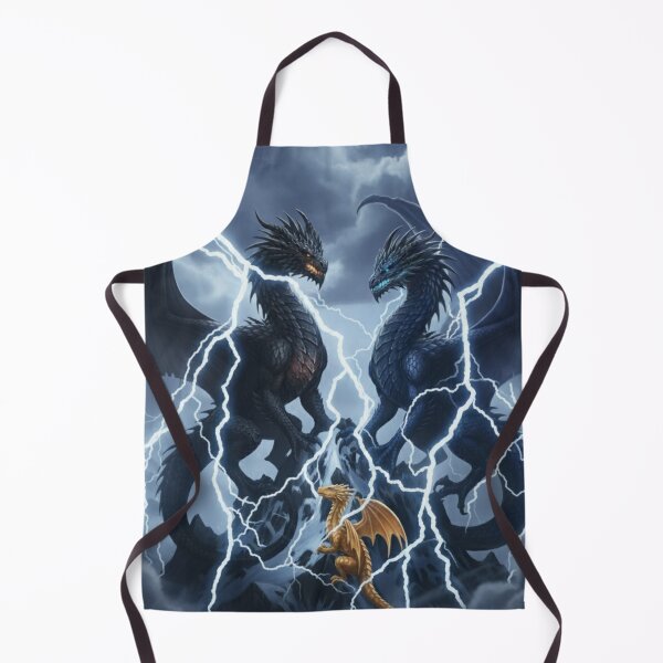 Item preview, Fourth Wing Fan Art Tairn, Sygael and Andarna in lightening designed and sold by The Introvert's Press.