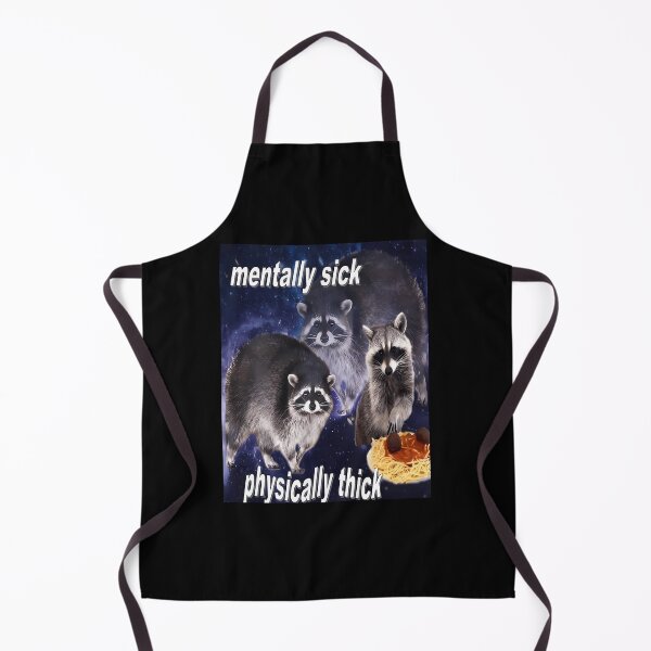 Item preview, Mentally Sick Physically Thick - Funny Raccoon Quote Classic designed and sold by AudreanWelch.