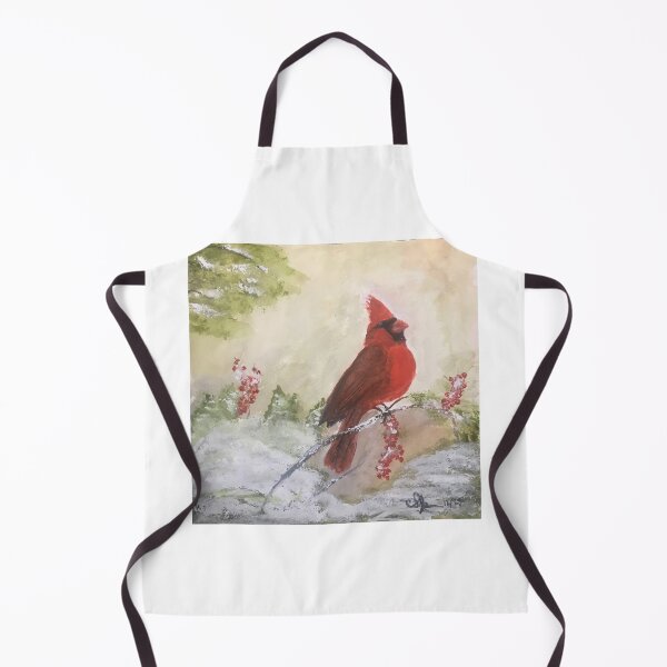 Item preview, Wintery Cardinal designed and sold by BubbleHeadArt.