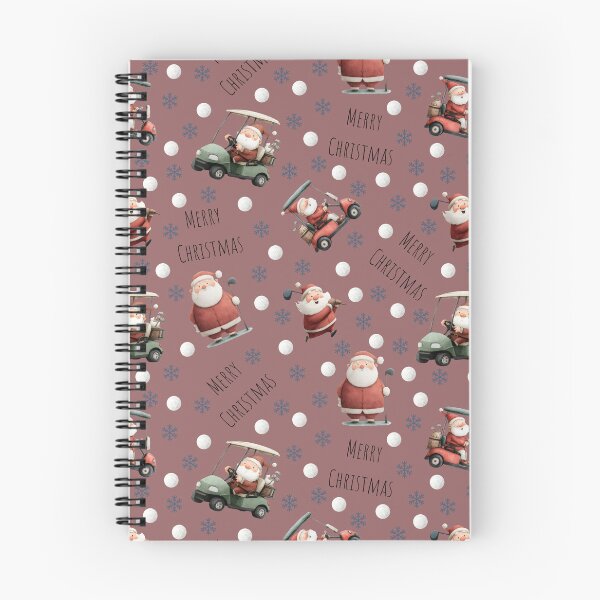 Item preview, Golfing Santa on Rose Taupe designed and sold by KSimpson838.