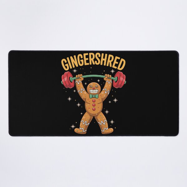 Item preview, Funny Gingerbread Gym Bodybuilding Christmas designed and sold by WalshDrawnLaugh.