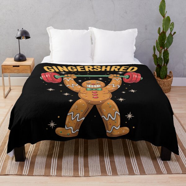 Item preview, Funny Gingerbread Gym Bodybuilding Christmas designed and sold by WalshDrawnLaugh.