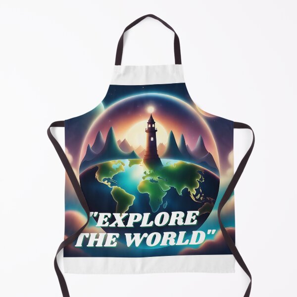 Item preview, Explore The World Globe Adventure Quote designed and sold by Happyfreedom.