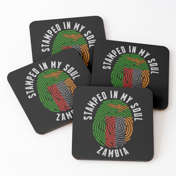 Item preview, Stamped in My Soul Zambia Flag Design Zambian Pride designed and sold by chrisrivait.