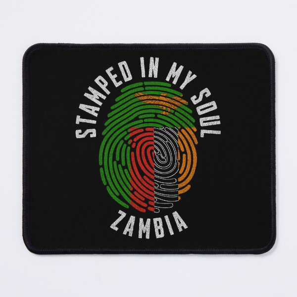 Item preview, Stamped in My Soul Zambia Flag Design Zambian Pride designed and sold by chrisrivait.