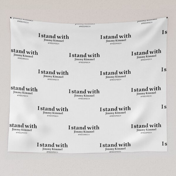 Item preview, I Stand With Jimmy Kimmel Free Speech designed and sold by grover-stolia.