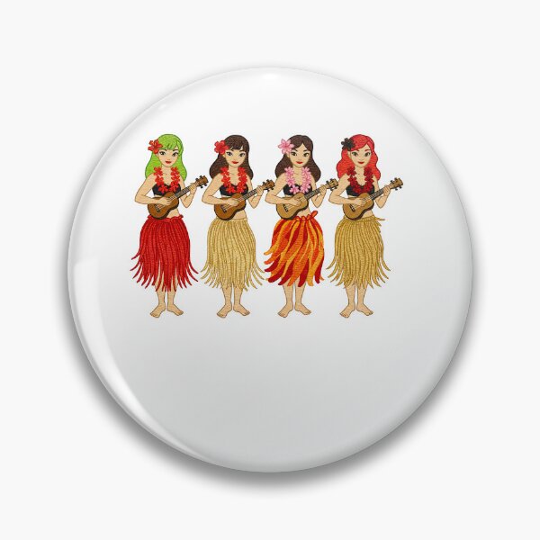 Item preview, Vintage Hawaiian Hula Dancers designed and sold by TeeARTHY.