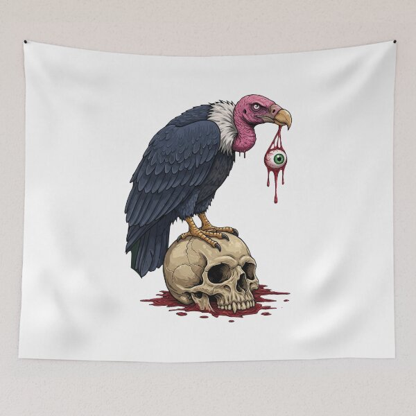 Item preview, Dark Vulture with Skull Gothic designed and sold by TeeARTHY.