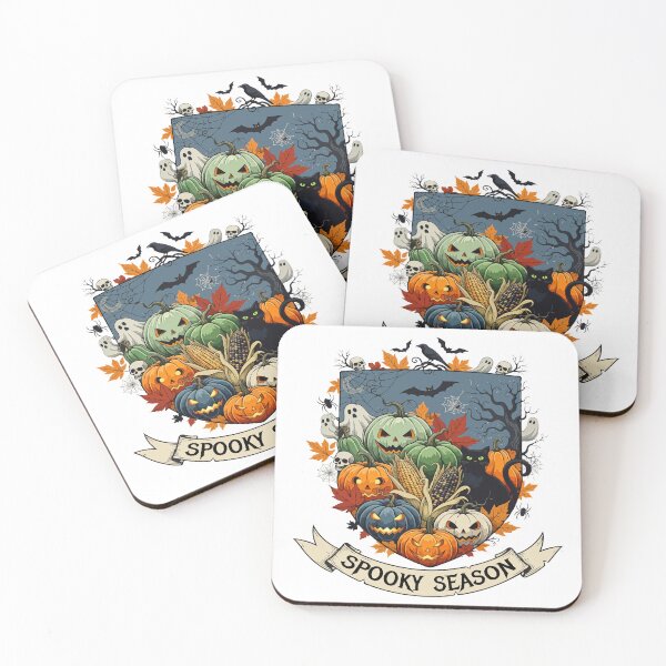 Item preview, Spooky Season Pumpkins and Haunted Night designed and sold by Plakartis.